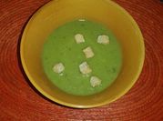 Una foto de arvejas sopa