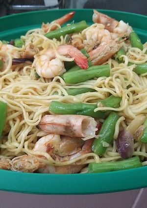 Gambar Mee goreng udang