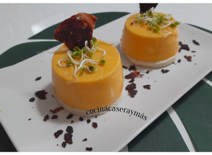 Foto principal de Flan de porra -salmorejo-