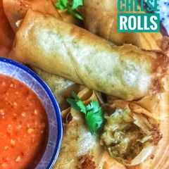 A picture of Spicy Cheese Rolls.