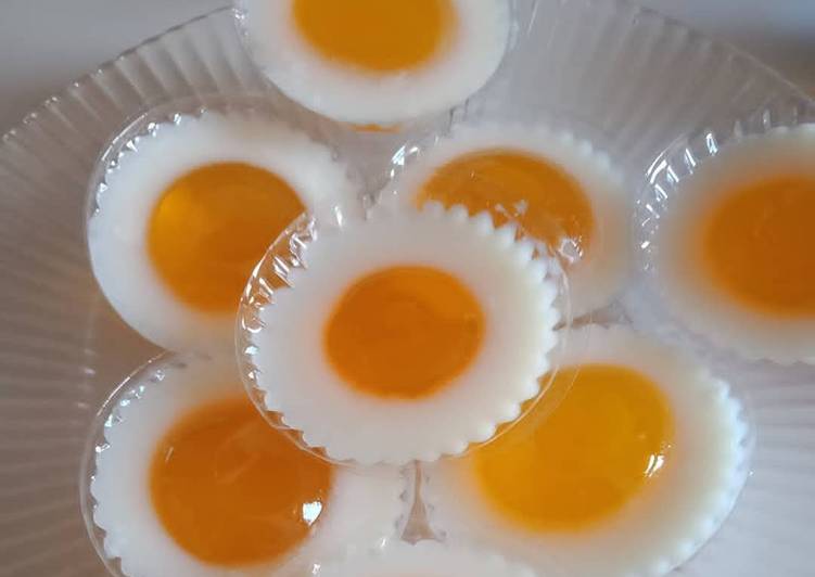 Puding telur ceplok