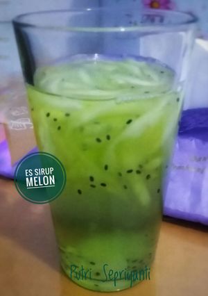 Foto resep Es melon #BikinRamadanBerkesan