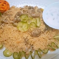 A picture of Mutton yakhni pulao.