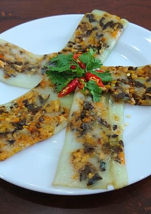 Hình của món Bánh Nậm Chay.