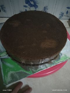 Foto resep Brownies base cake ulang tahun