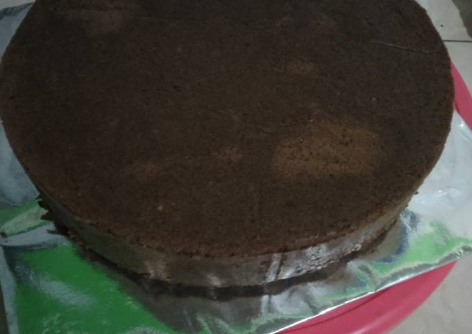 Brownies base cake ulang tahun - cookandrecipe.com