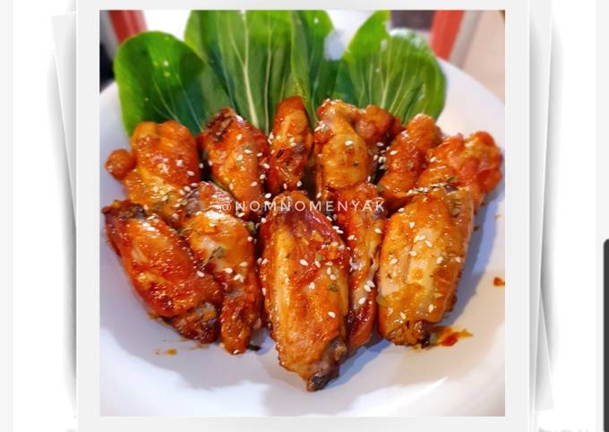 BBQ Fire Chicken Wings