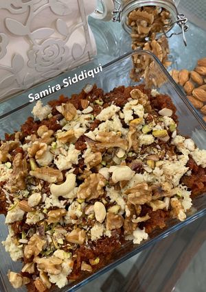 A picture of Gajar ka halwa.