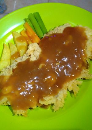 Foto resep Steak ayam crispy simple