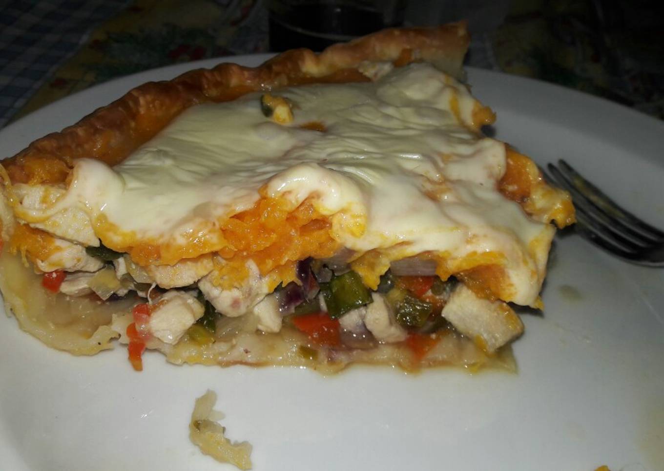 Tarta de pollo y calabaza 🍗🎃 ♡
