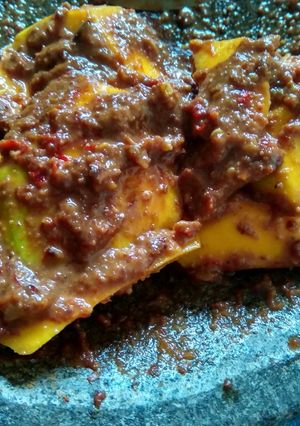 Foto resep Rujak mangga cobek