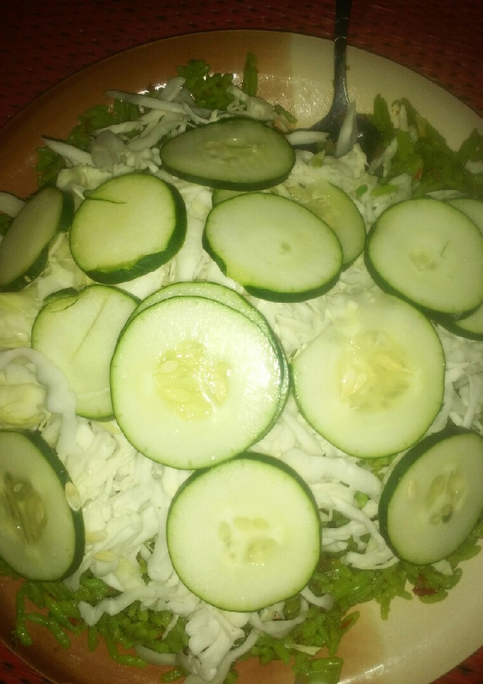A picture of Cucumber salad.