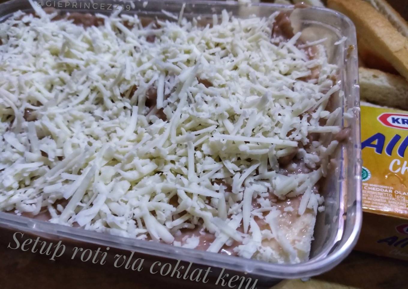 Setup roti vla coklat keju