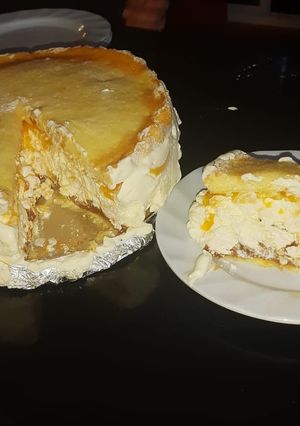 Una foto de Postre Balcarce o Chajá apto para celíacos #singluten