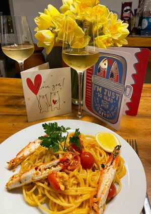 Foto resep Spaghetti rajungan