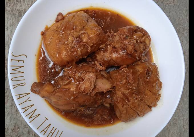 76. Semur ayam tahu