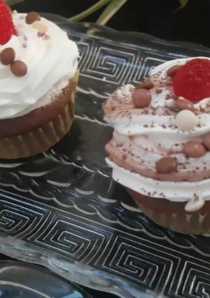 صورة لوصفة كب كيك شوكولاته