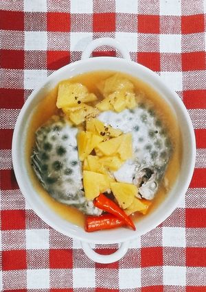 Hình của món Cá nâu kho thơm.
