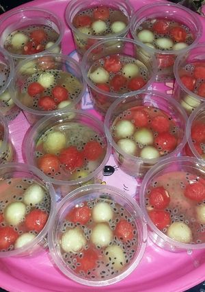Foto resep Puding Kaca Coktail