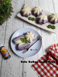 Foto resep Bolu kukus lapis taro