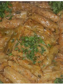 صورة لوصفة محشي كرنب (ملفوف)