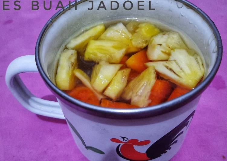 Cara Gampang Membuat Es buah jadoel, Menggugah Selera