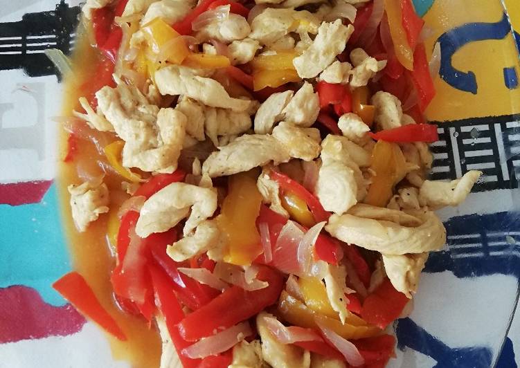 Relleno de fajitas al microondas (Lékué)