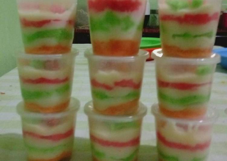 Cheese cake rainbow kefir lumer