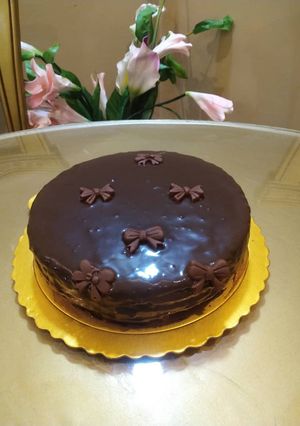 صورة لوصفة كيكة شوكلاته