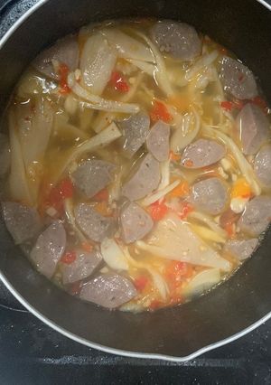 Foto resep Sup Jamur Pedas