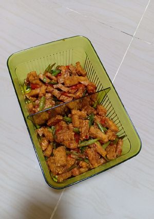 Foto resep Oseng tempe simple
