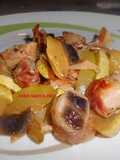 Bocconcini di Maiale con Zucchine e Cipolla di Tropea