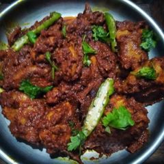 A picture of Chicken ghee roast.
