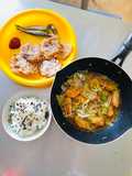 Udang dan Beef Bumbu Kari Jepang