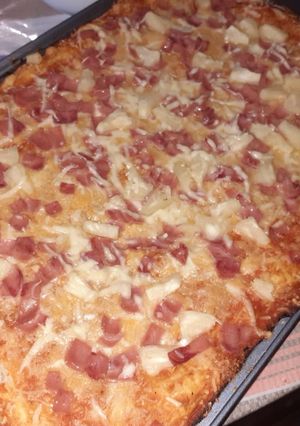 Una foto de Pizza