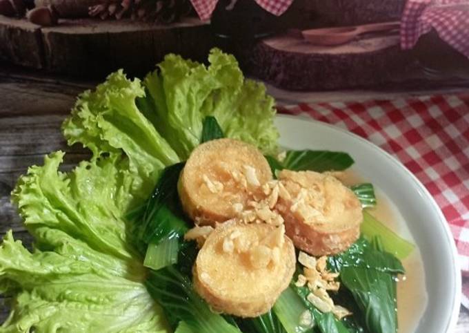 Resep 628 Pakcoy Tofu Bawang Putih Oleh Ratih Anita Dewi Cookpad