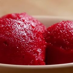 A picture of 2 - Ingredient Strawberry Sorbet.