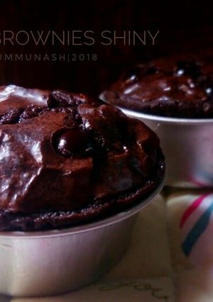 Foto resep Brownies Shiny Ekonomis (Pakai Otang, no mixer)