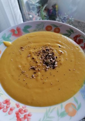 Una foto de Crema de puerro y patata