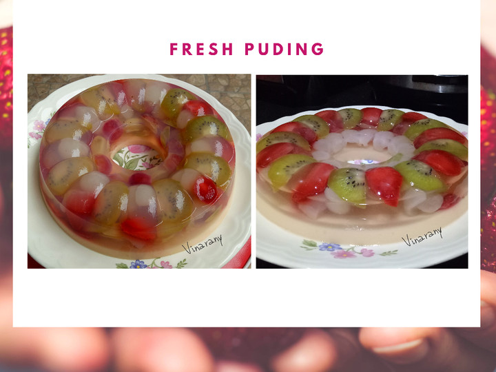 Anti Ribet, Buat Puding Buah Lapis Menu Enak Dan Mudah Dibuat