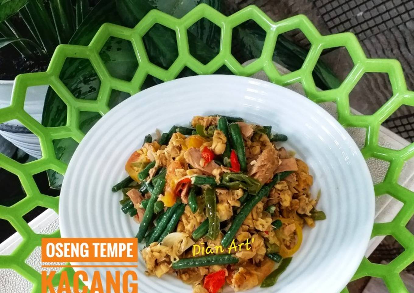 Oseng Tempe Kacang Panjang