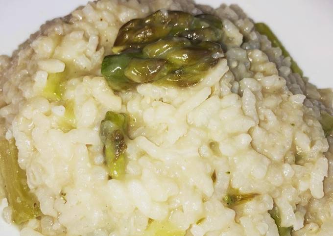 Risotto aux asperges sans vin