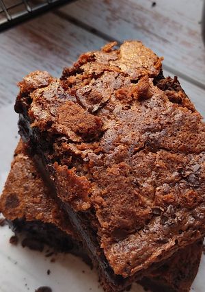 A picture of Chocolicious brookie.