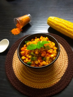 પોડી મસાલા કોર્ન (podi masala corn recepie in gujarati) રેસીપી મુખ્ય ફોટો