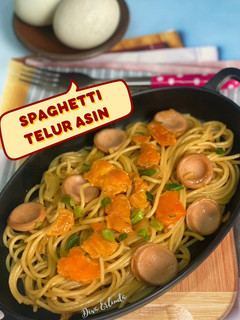 Foto resep Spaghetti Telur Asin