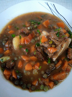 A picture of Beef carrot stew.