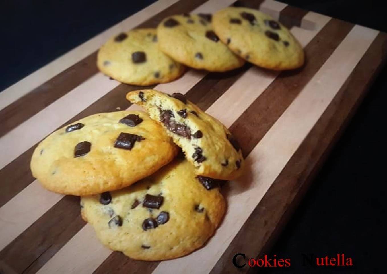 Cookies cœur nutella