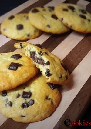 Une photo de Cookies cœur nutella