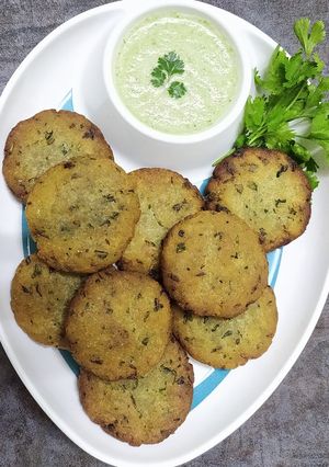 A picture of Soyabean tikki / cutlet.