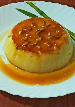 A picture of Caramel Custard Pudding.